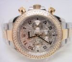 Replica Rolex Diamond Bezel Watch Daytona 2-Tone 40mm